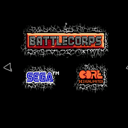 Battlecorps (U) Title Screen